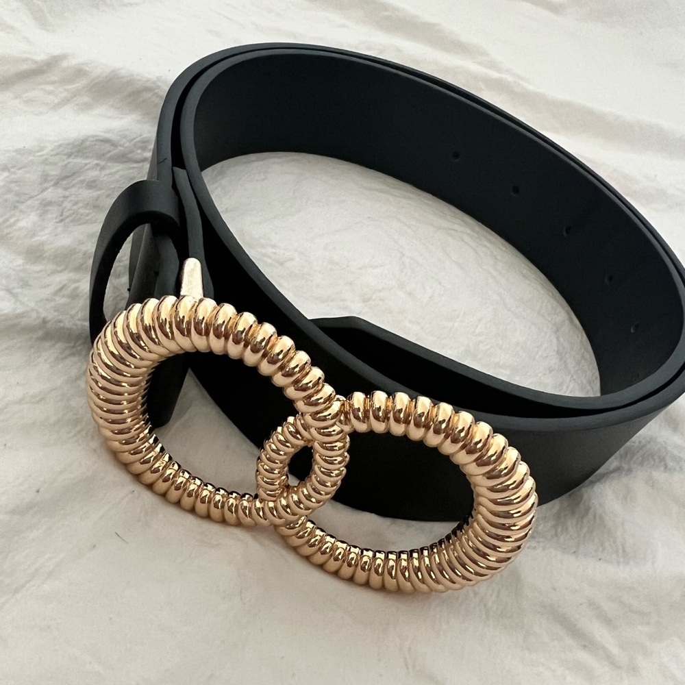 Gold and black belt